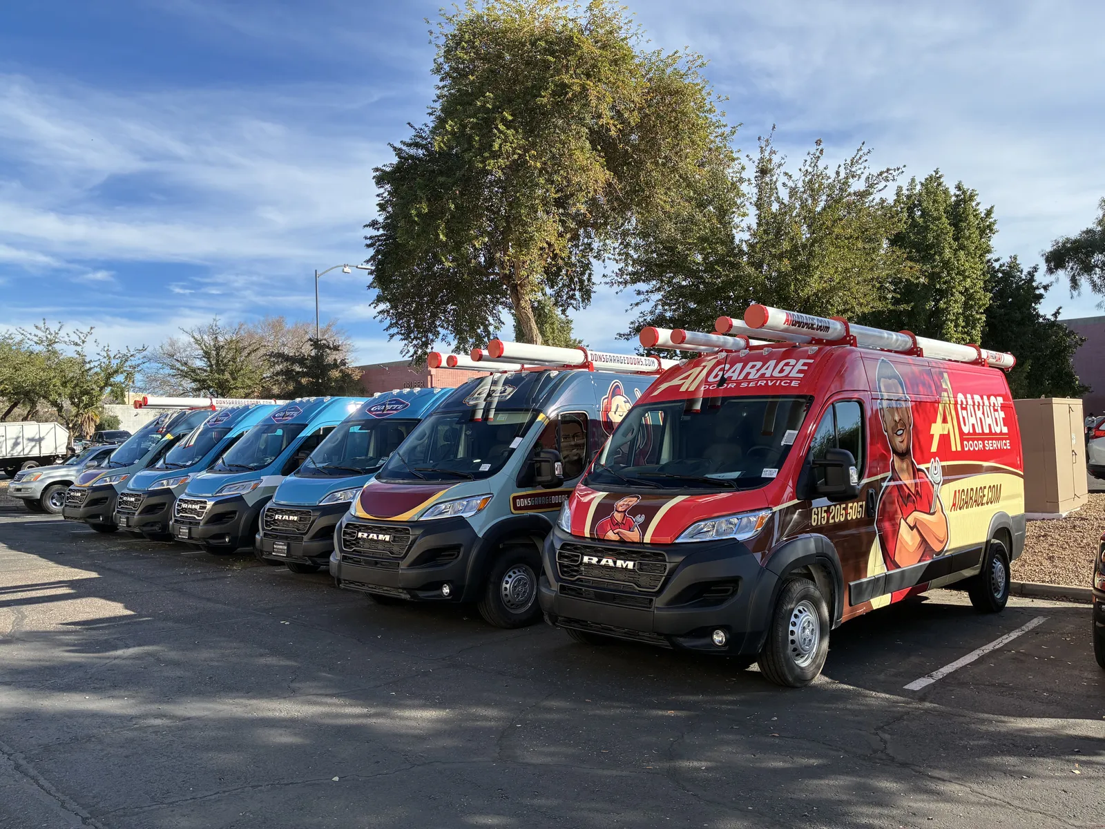 A1 Garage Family of Brands - Fleet wrap