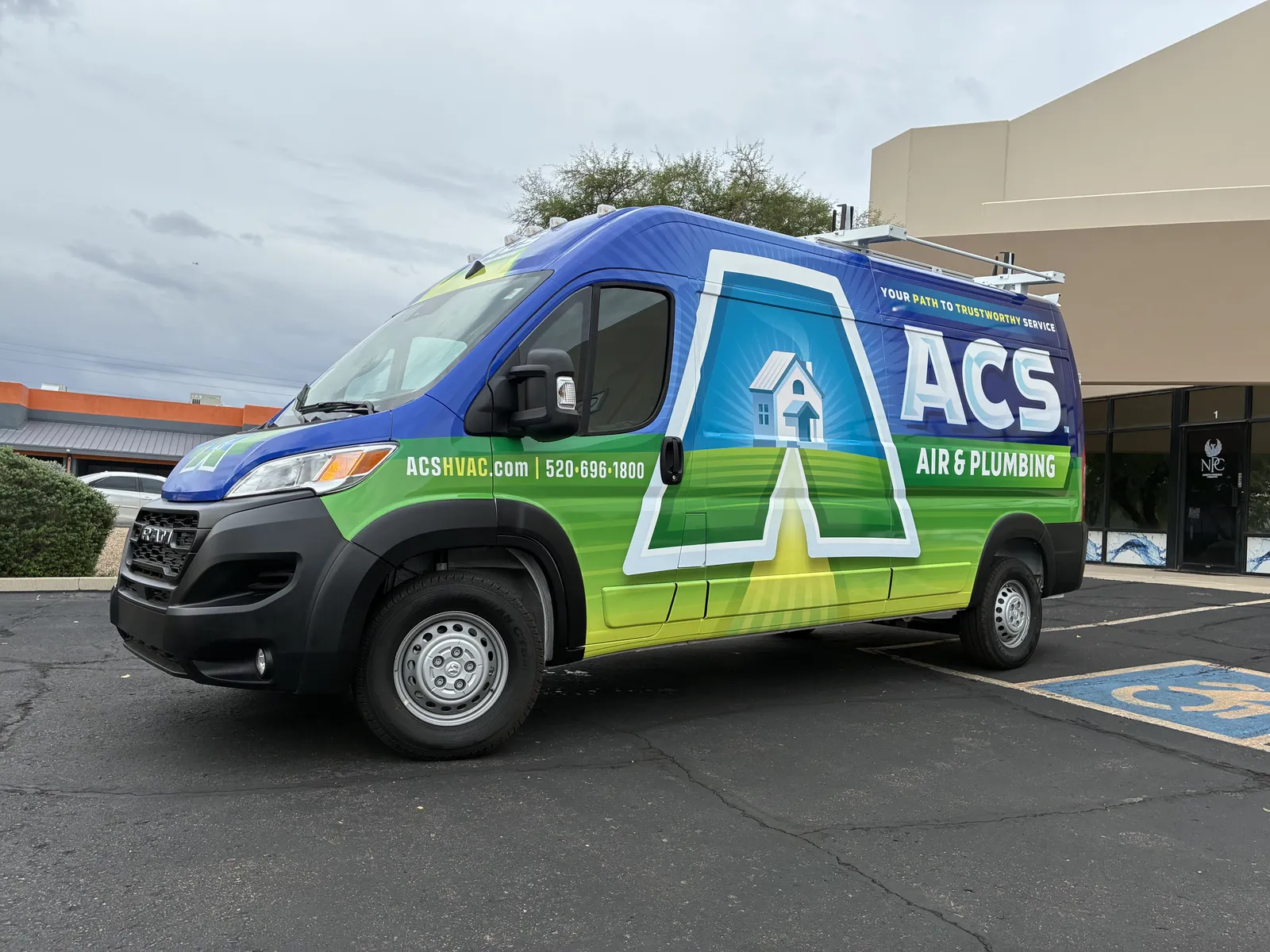 ACS Air & Plumbing Van - Van wrap