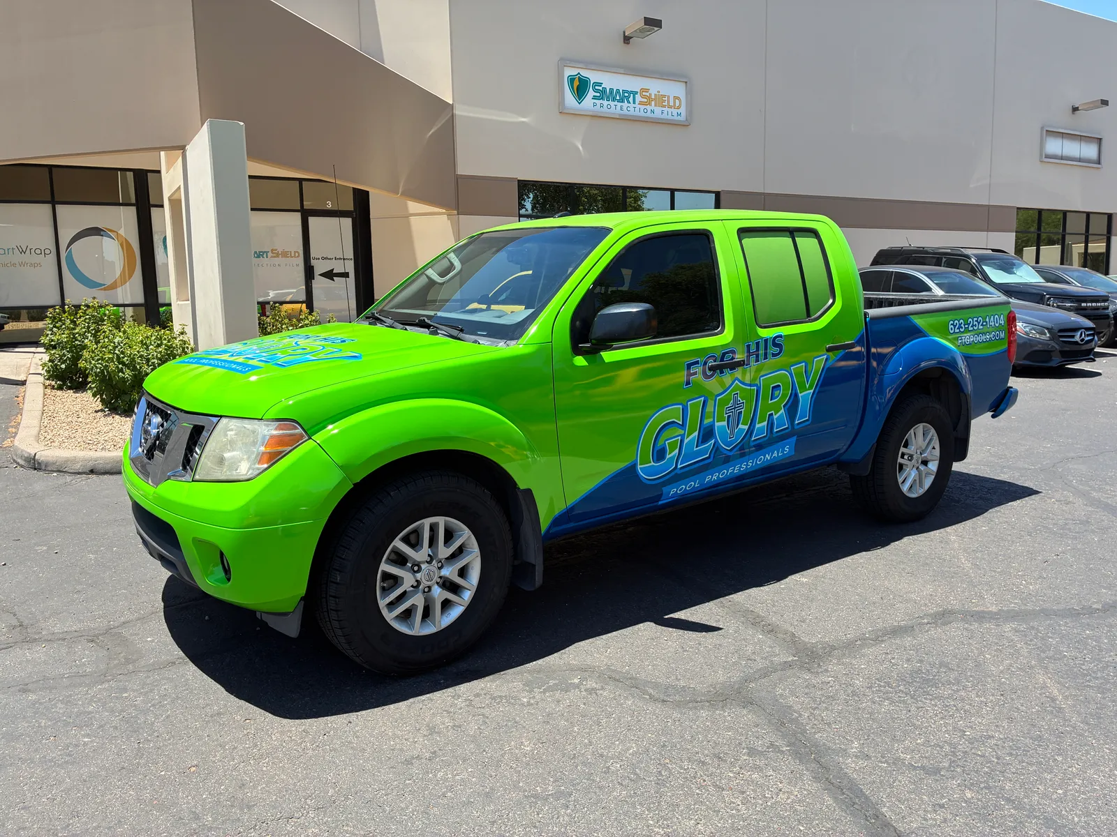For His Glory Pools Frontier - Truck wrap