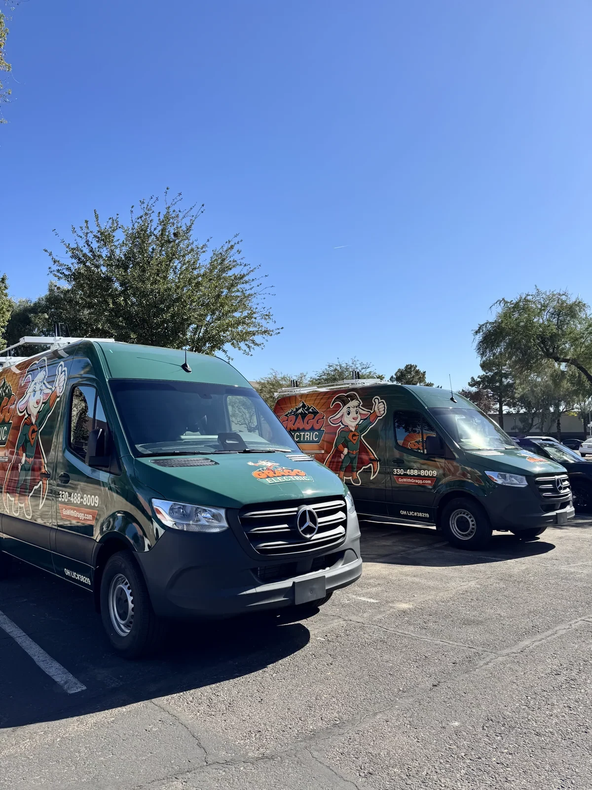 Gragg Electric Fleet - Fleet wrap