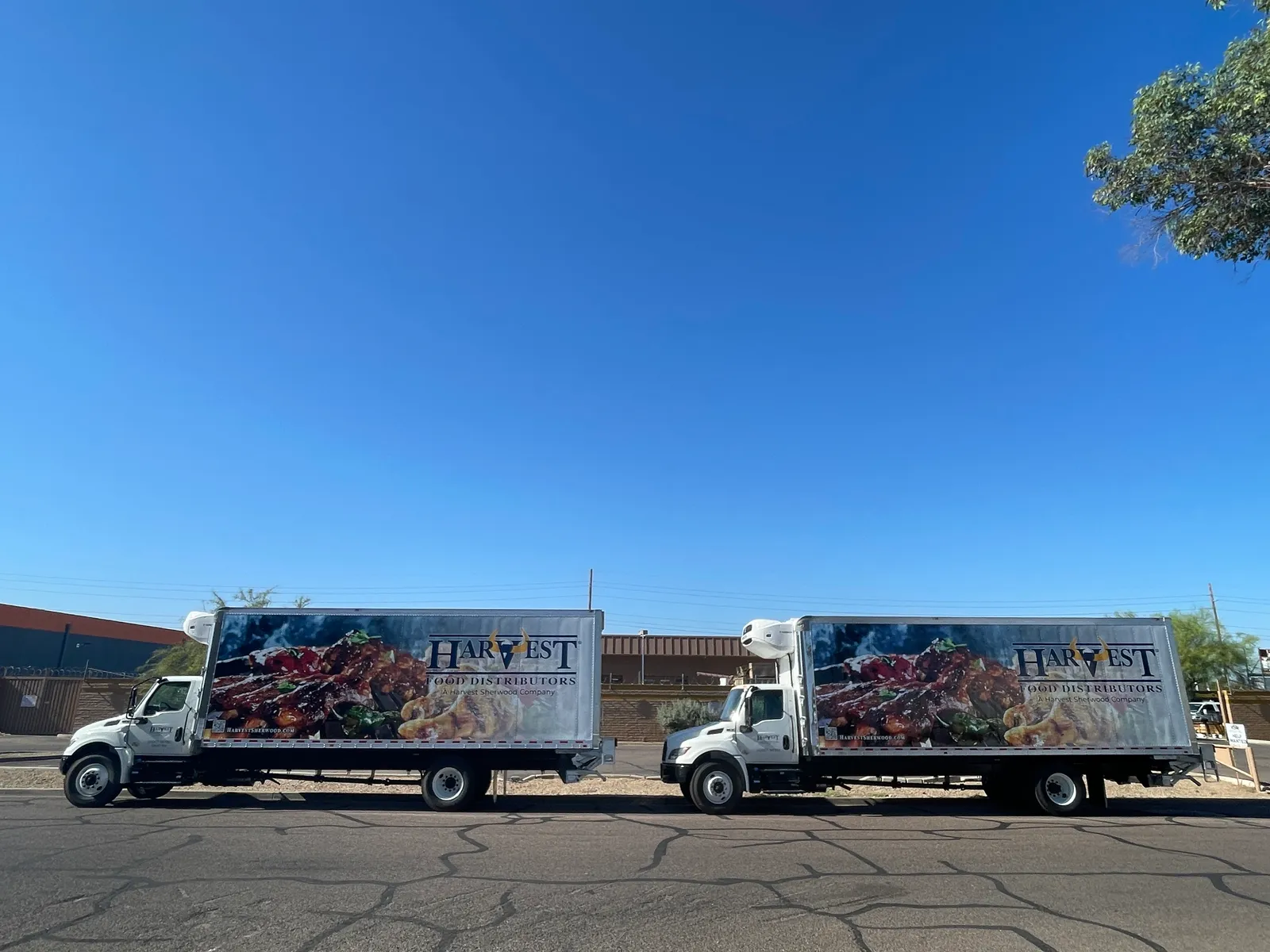 Harvest Food Distributors Trucks