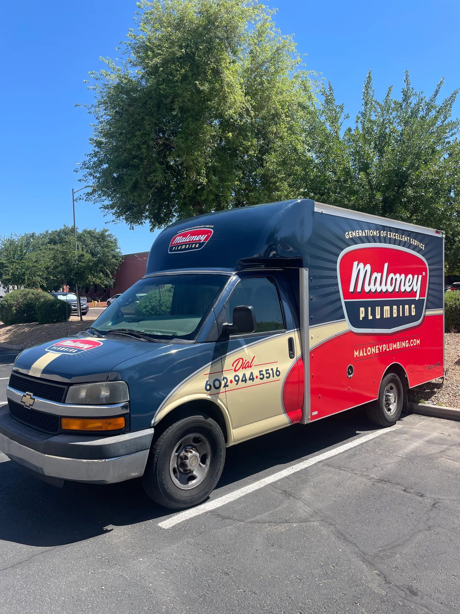 Maloney Plumbing Box Truck