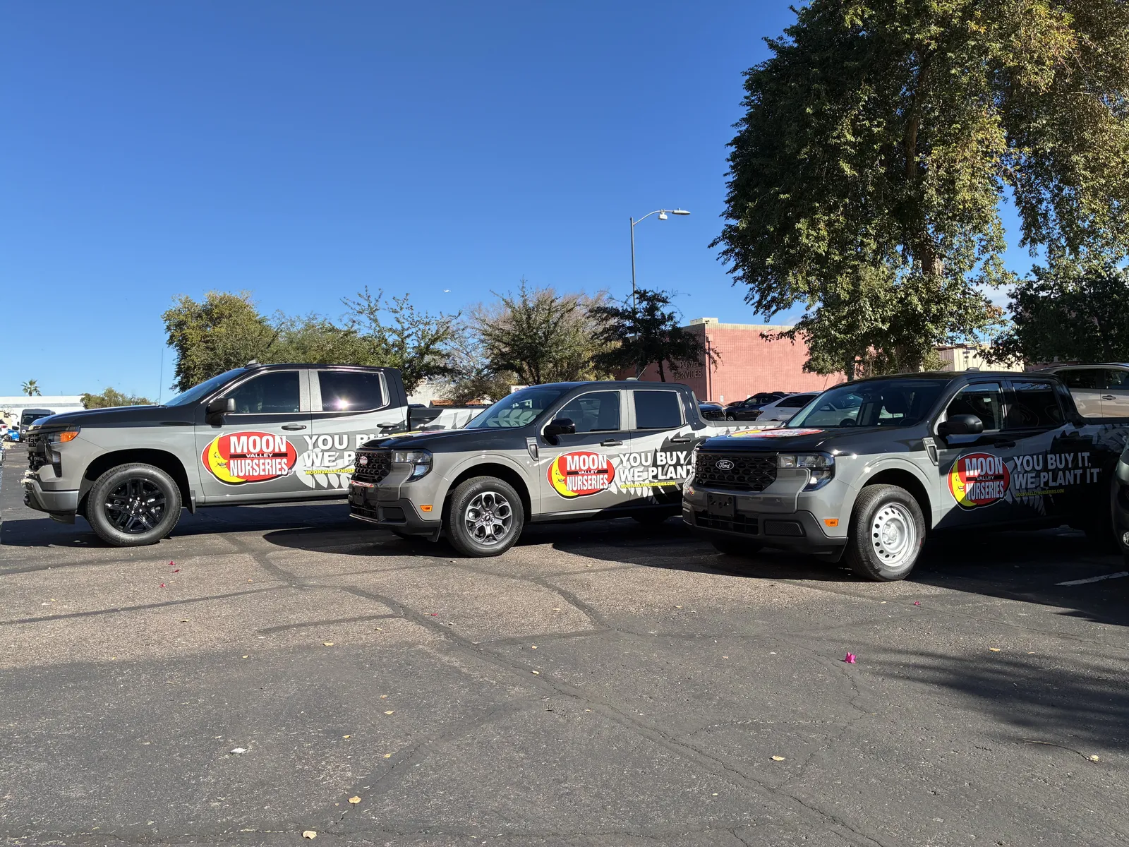 Moon Valley Nurseries Pickups - Fleet wrap