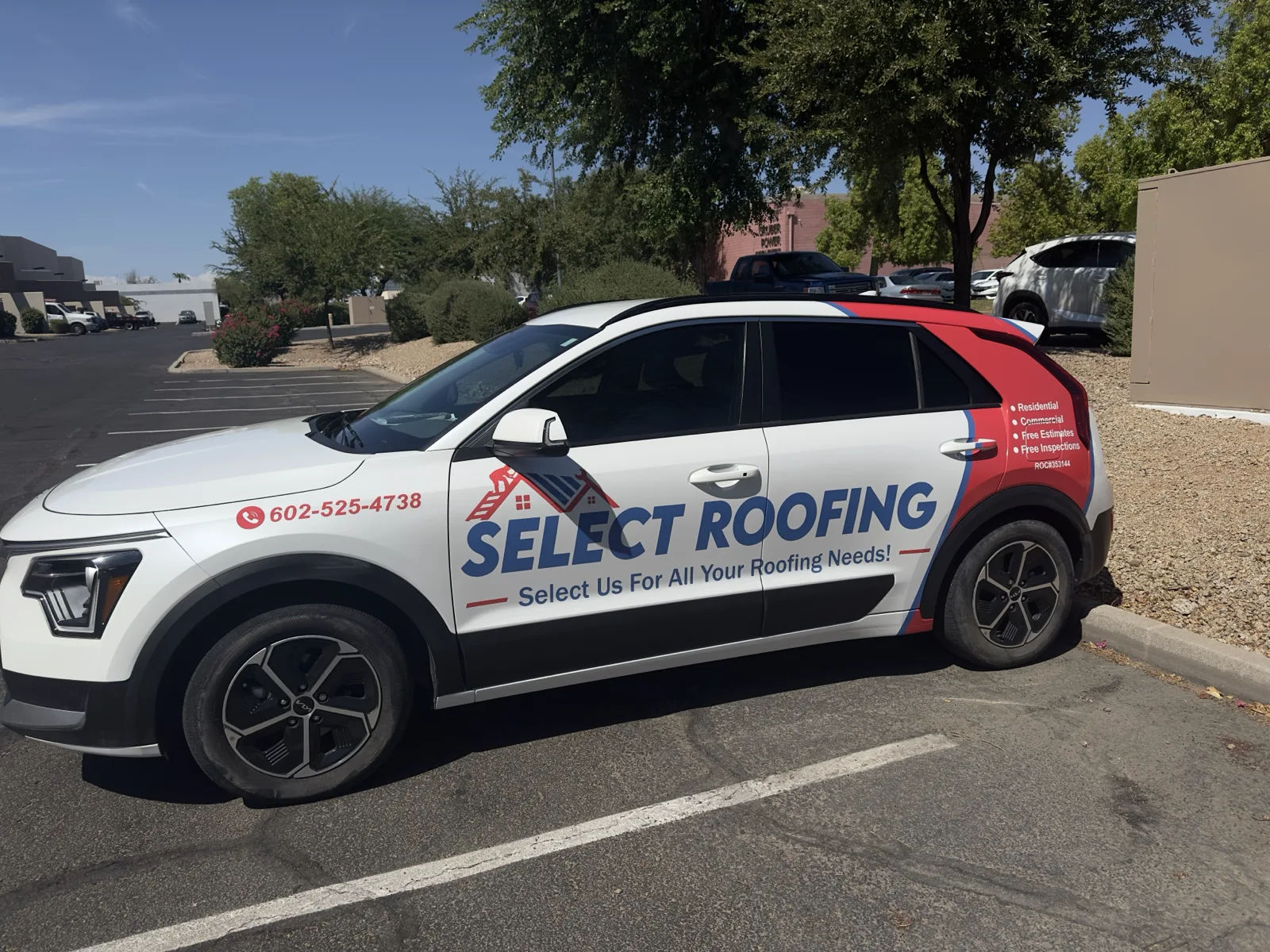 Select Roofing SUV - SUV wrap