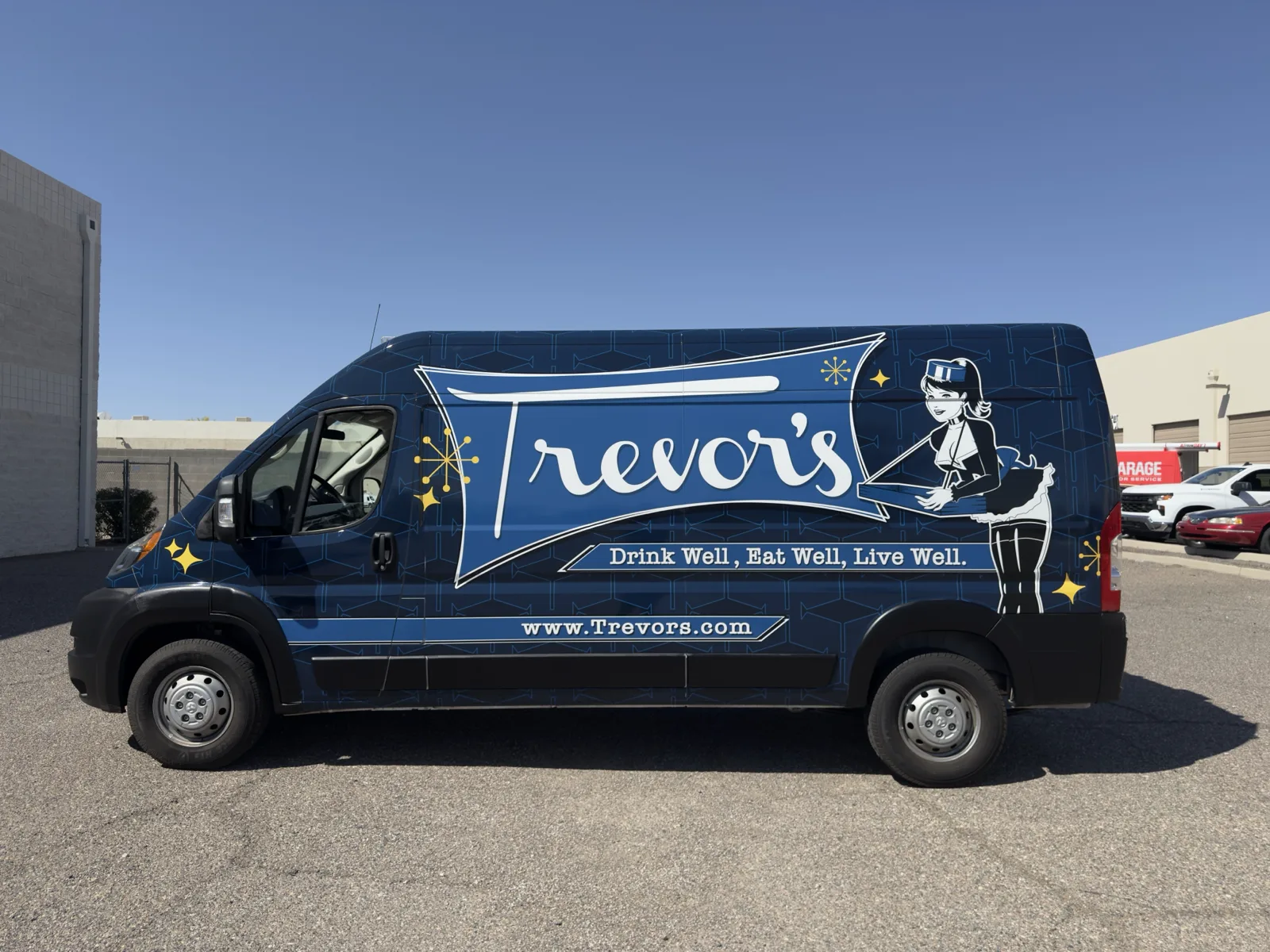 Trevor's Van - Van wrap