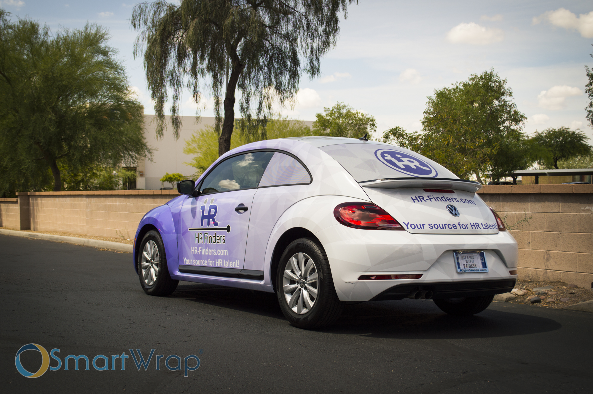 HR Finders - Sedan wrap
