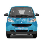 Carrie Evens Front of Car - SmartWrap® Vehicle Wraps